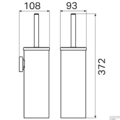 Toiletborstel Haceka Kosmos 38x10 Cm Metaal Mat Wit 7 Toiletborstel Haceka Kosmos 38x10 Cm Metaal Mat Wit -Goedkope Stijl Baden Winkel 1208466 tech