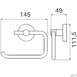 Toiletrolhouder Haceka Kosmos Zonder Klep Mat Zwart 7 Toiletrolhouder Haceka Kosmos Zonder Klep Mat Zwart -Goedkope Stijl Baden Winkel 1208519 tech