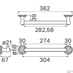 Gastenhanddoekhouder Haceka Allure 30 Cm Chroom 5 Gastenhanddoekhouder Haceka Allure 30 Cm Chroom -Goedkope Stijl Baden Winkel 1208617 tech