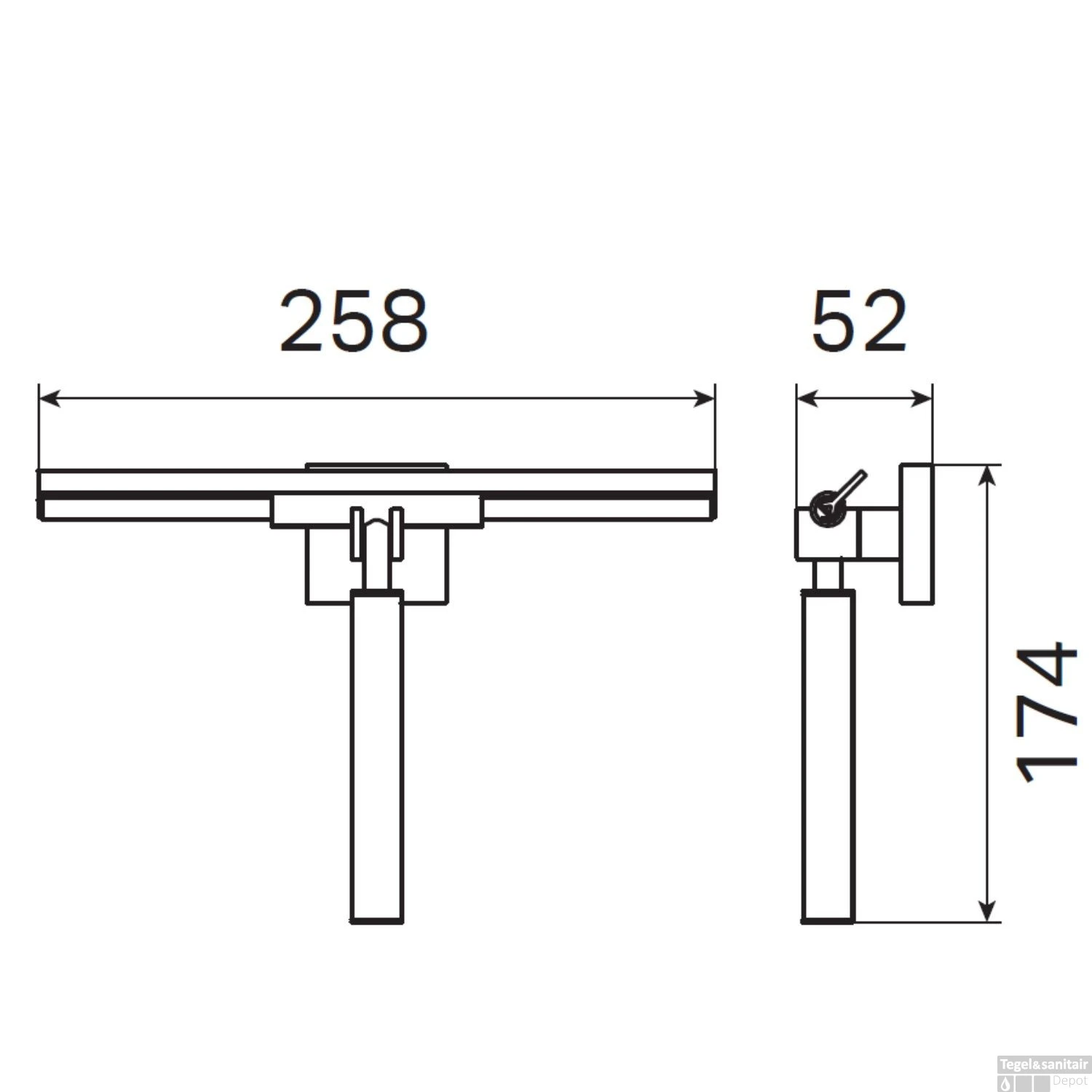 Wisserset Haceka Mezzo Met Ophangknop Chroom 4 Wisserset Haceka Mezzo Met Ophangknop Chroom - Afbeelding 2