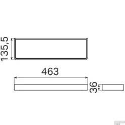 Planchet Haceka Aline Grey 46x3,5 Cm Aluminium Mat Grijs 7 Planchet Haceka Aline Grey 46x3,5 Cm Aluminium Mat Grijs -Goedkope Stijl Baden Winkel 12087013 tech