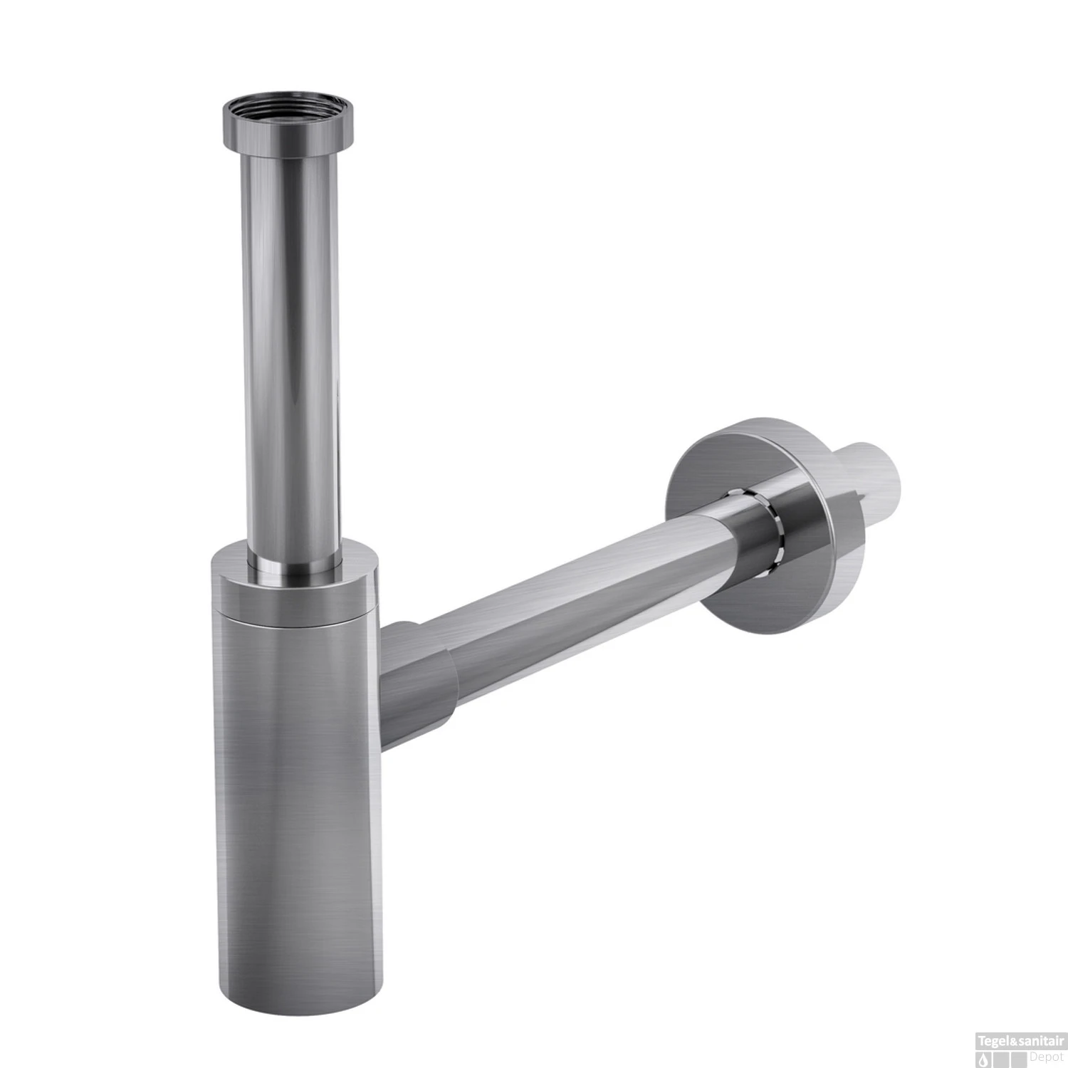 Sifon Plieger Napoli 5/4M Muurbuis RVS 3 Sifon Plieger Napoli 5/4M Muurbuis RVS