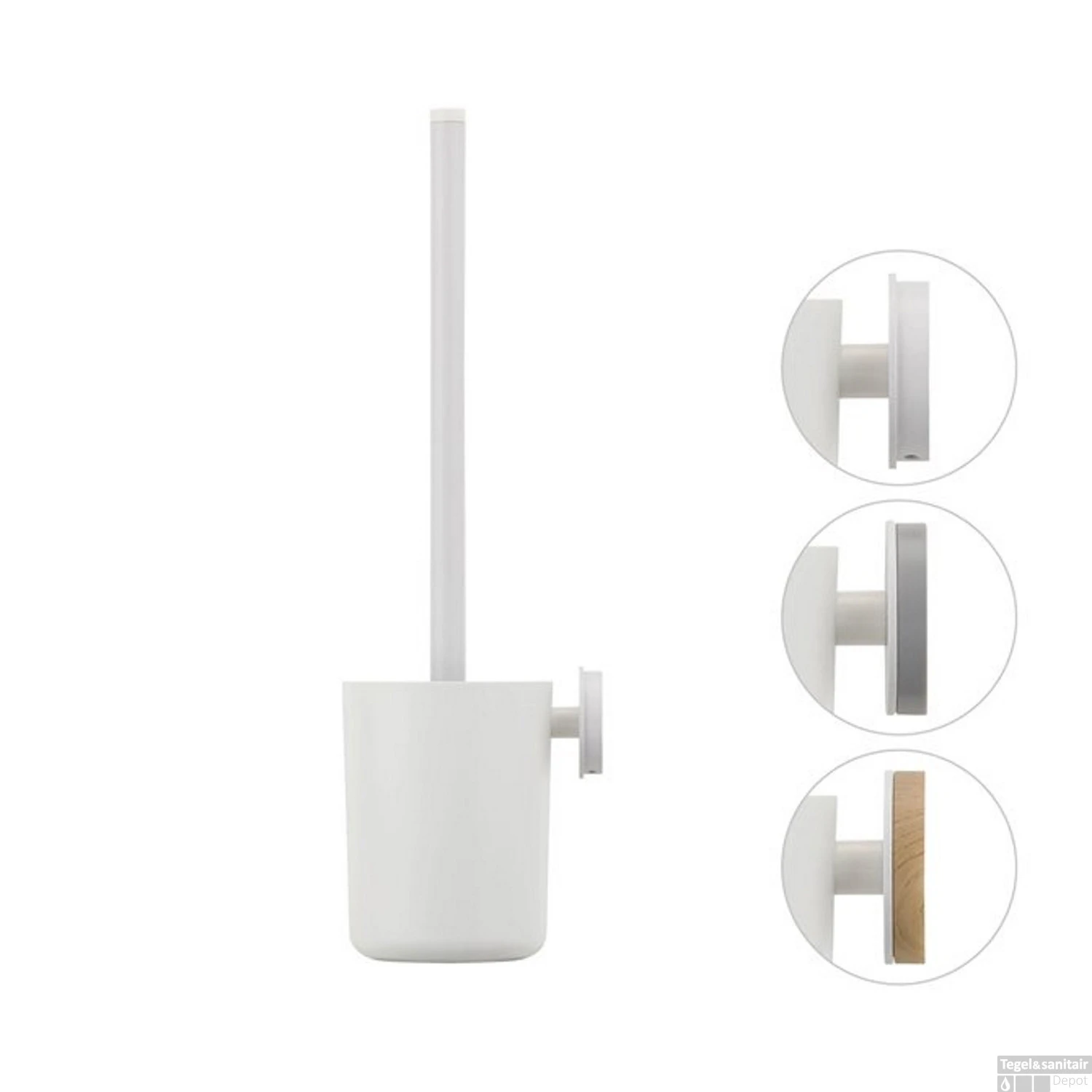 Toiletborstelhouder Tiger Urban Muur Mat Wit 11 Toiletborstelhouder Tiger Urban Muur Mat Wit - Afbeelding 9