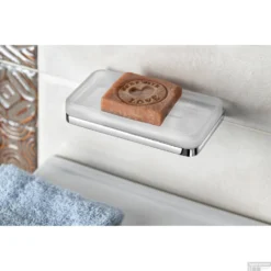 Zeephouder Sapho Olymp Hangend Chroom / Melkglas -Goedkope Stijl Baden Winkel 1321 76 zeephouder sapho olymp hangend chroom melkglas 2