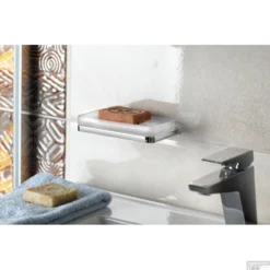 Zeephouder Sapho Olymp Hangend Chroom / Melkglas -Goedkope Stijl Baden Winkel 1321 76 zeephouder sapho olymp hangend chroom melkglas 3