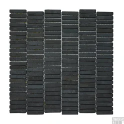 Mozaiek Parquet 1x4.8 30x30 Cm Marmer Grey (prijs Per M2)