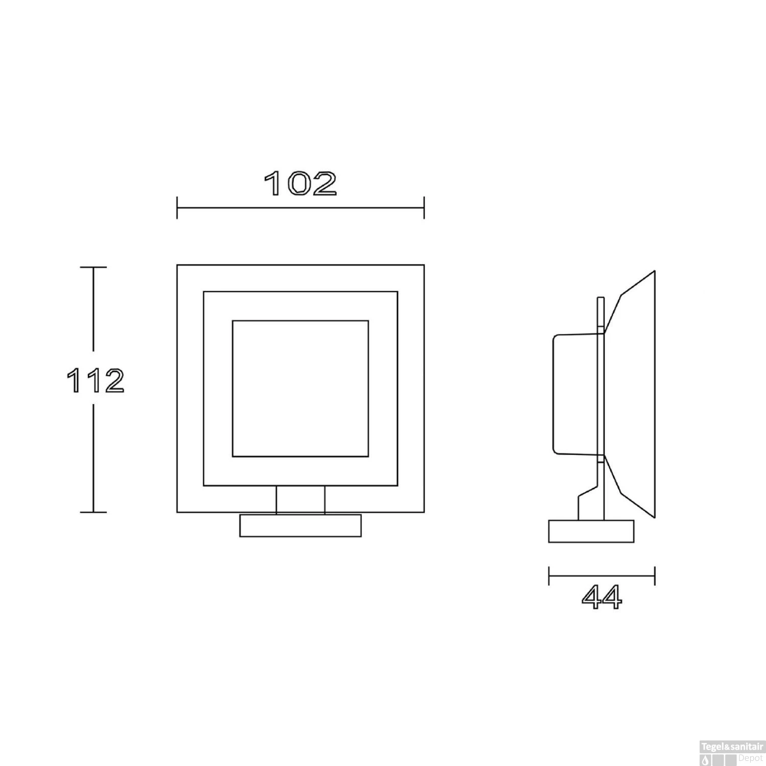 Zeephouder Sapho Apollo Hangend 10.2x11.2 Cm Melkglas / Chroom 5 Zeephouder Sapho Apollo Hangend 10.2x11.2 Cm Melkglas / Chroom - Afbeelding 3