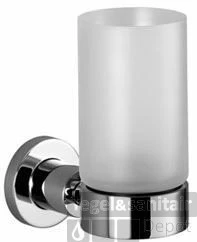 Dornbracht Tara. Glashouder Met Glas Platina Mat 3 Dornbracht Tara. Glashouder Met Glas Platina Mat