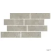 Wandtegel Serenissima Promenade 24x40 Cm Mos.Bricks Argento (Doosinhoud 4 Stuks)