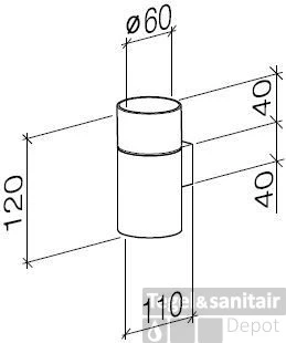 Dornbracht Universeel Glashouder Met Glas Platina Mat 4 Dornbracht Universeel Glashouder Met Glas Platina Mat - Afbeelding 2