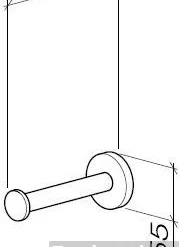 Dornbracht Tara. Reserverolhouder Platina Mat 5 Dornbracht Tara. Reserverolhouder Platina Mat -Goedkope Stijl Baden Winkel 17088 2