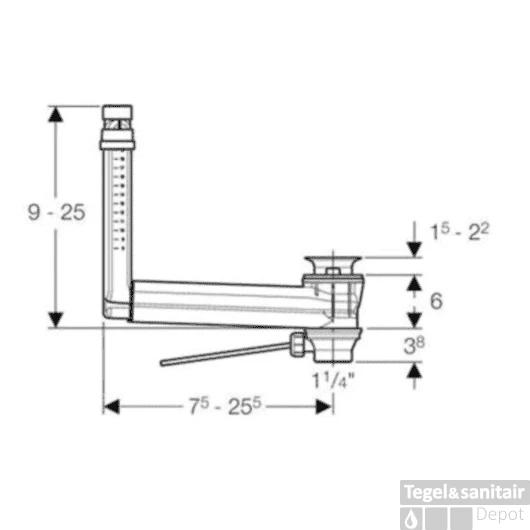 Geberit Clou Overloopsysteem 4 Geberit Clou Overloopsysteem - Afbeelding 2