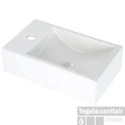 FonteinPack Houston Links Keramiek 37x23x11 Wit (Keuze Uit 18 Kranen) -Goedkope Stijl Baden Winkel 1862398 1 goed