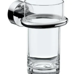 Emco Rondo 2 Glashouder Met Glas Chroom