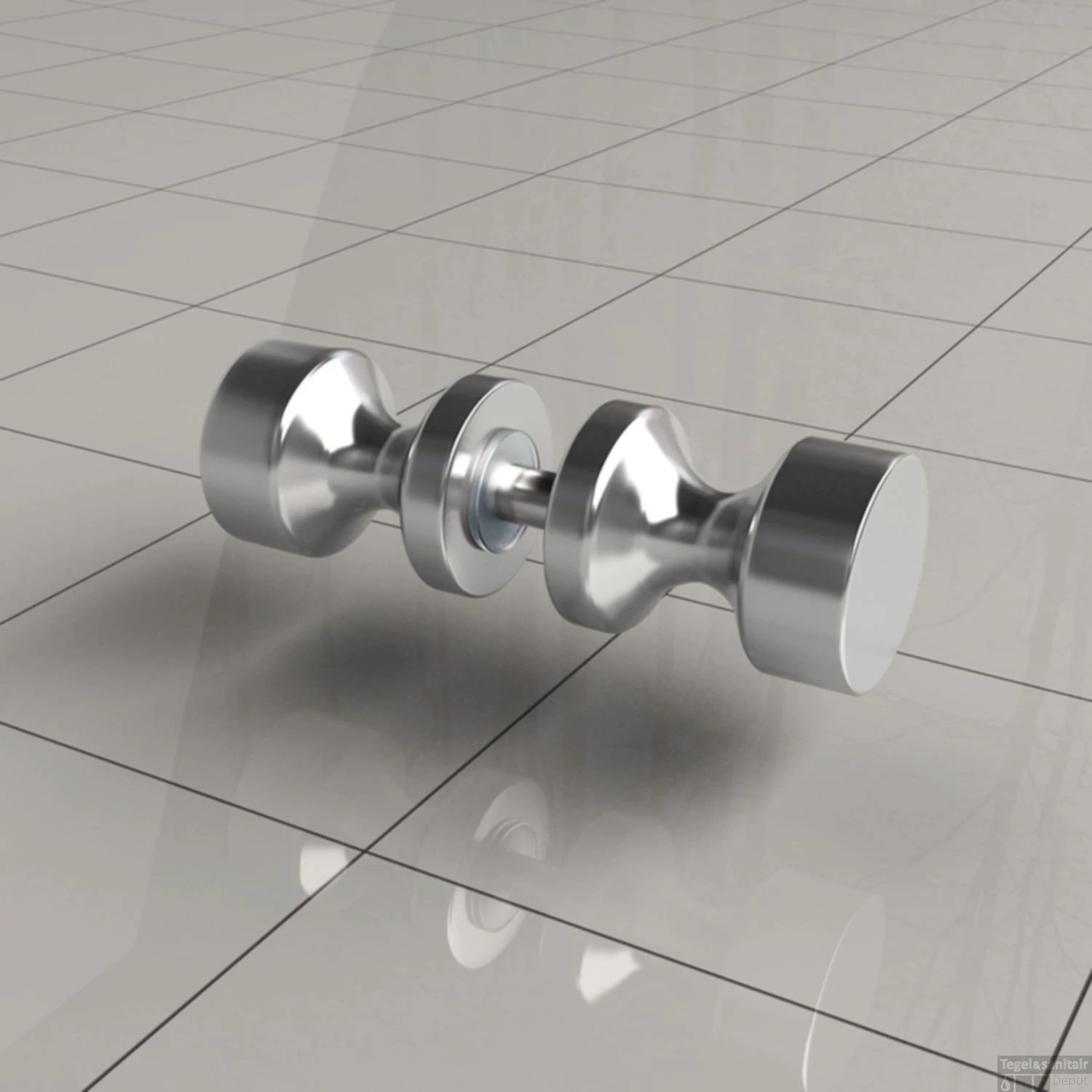 Losse Deurknop Wiesbaden Type 3 Chroom 3 Losse Deurknop Wiesbaden Type 3 Chroom