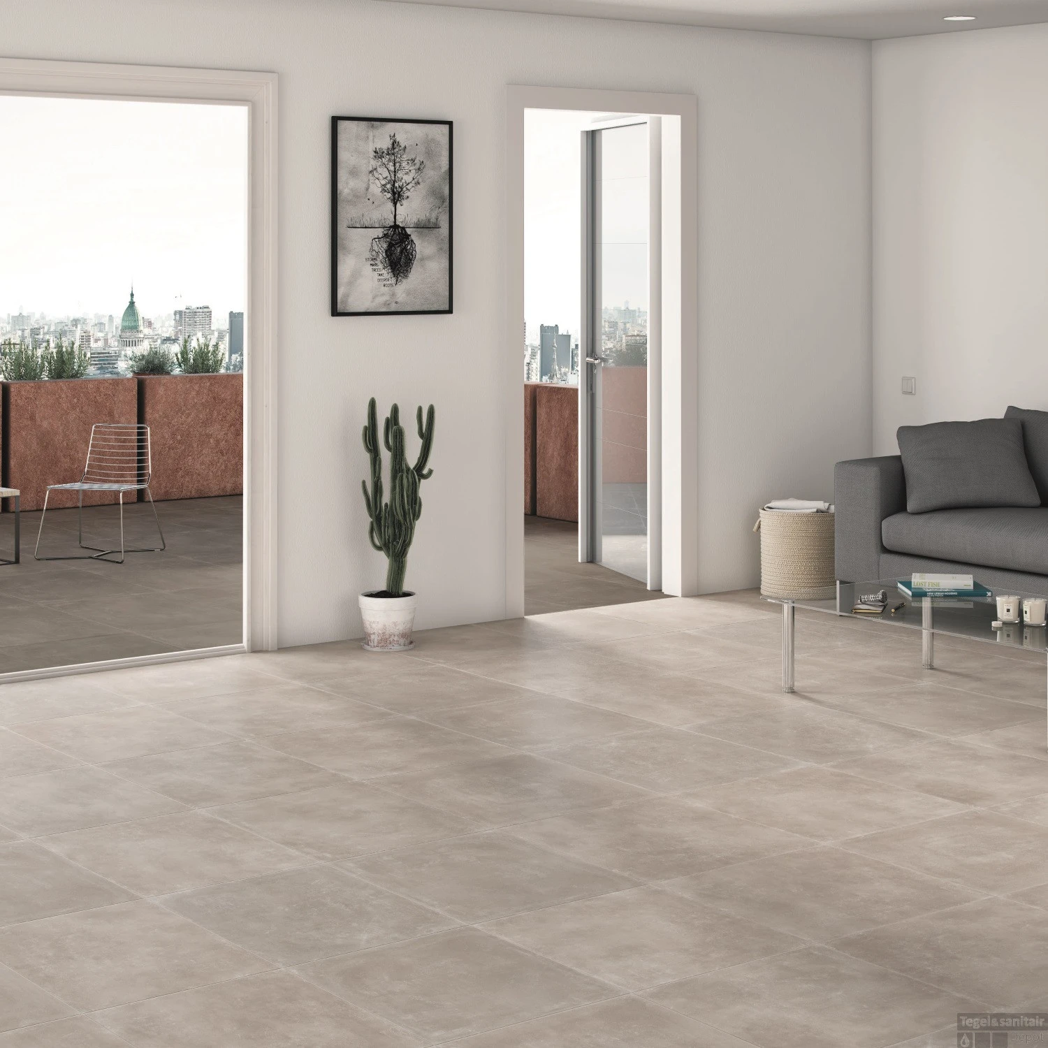 Wandtegel Alaplana Assen Mate Grijs 25x40 Cm (doosinhoud 1.60 M2) 6 Wandtegel Alaplana Assen Mate Grijs 25x40 Cm (doosinhoud 1.60 M2) - Afbeelding 4