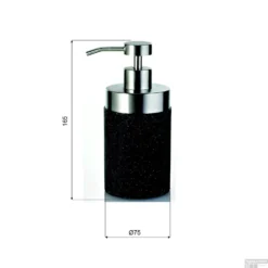 Zeepdispenser Sapho Stone Vrijstaand 300 ML Polyresin Zwart 7 Zeepdispenser Sapho Stone Vrijstaand 300 ML Polyresin Zwart -Goedkope Stijl Baden Winkel 22010510 zeepdispenser sapho stone vrijstaand 300 ml polyresin zwart 2