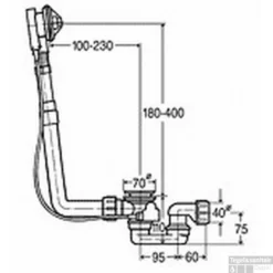 Viega Multiplex Badafvoer- En Overloopcombinatie Verlengd (keuze Uit 3 Afbouwdelen) -Goedkope Stijl Baden Winkel 243039 2