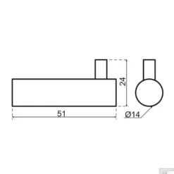 Accessoireset Qisani Flow Toiletruimte Geborsteld Mat Zwart -Goedkope Stijl Baden Winkel 25628 01 m0340 080 qisani flow haak 12