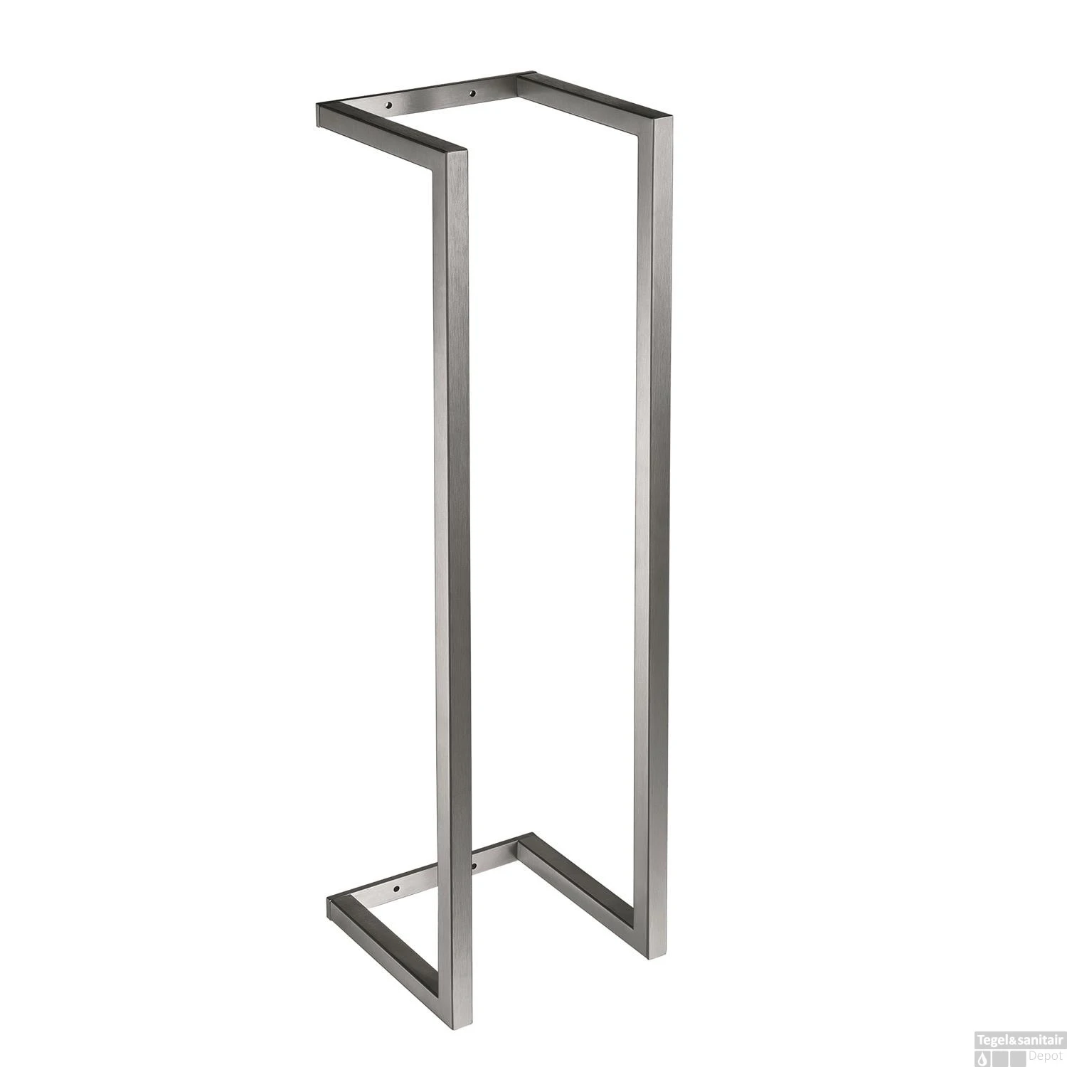 Handdoekhouder Qisani Flow Geborsteld RVS 3 Handdoekhouder Qisani Flow Geborsteld RVS