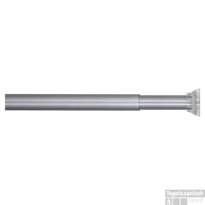 Sealskin Douchegordijnstang 155-255 Cm Mat Aluminium 3 Sealskin Douchegordijnstang 155-255 Cm Mat Aluminium