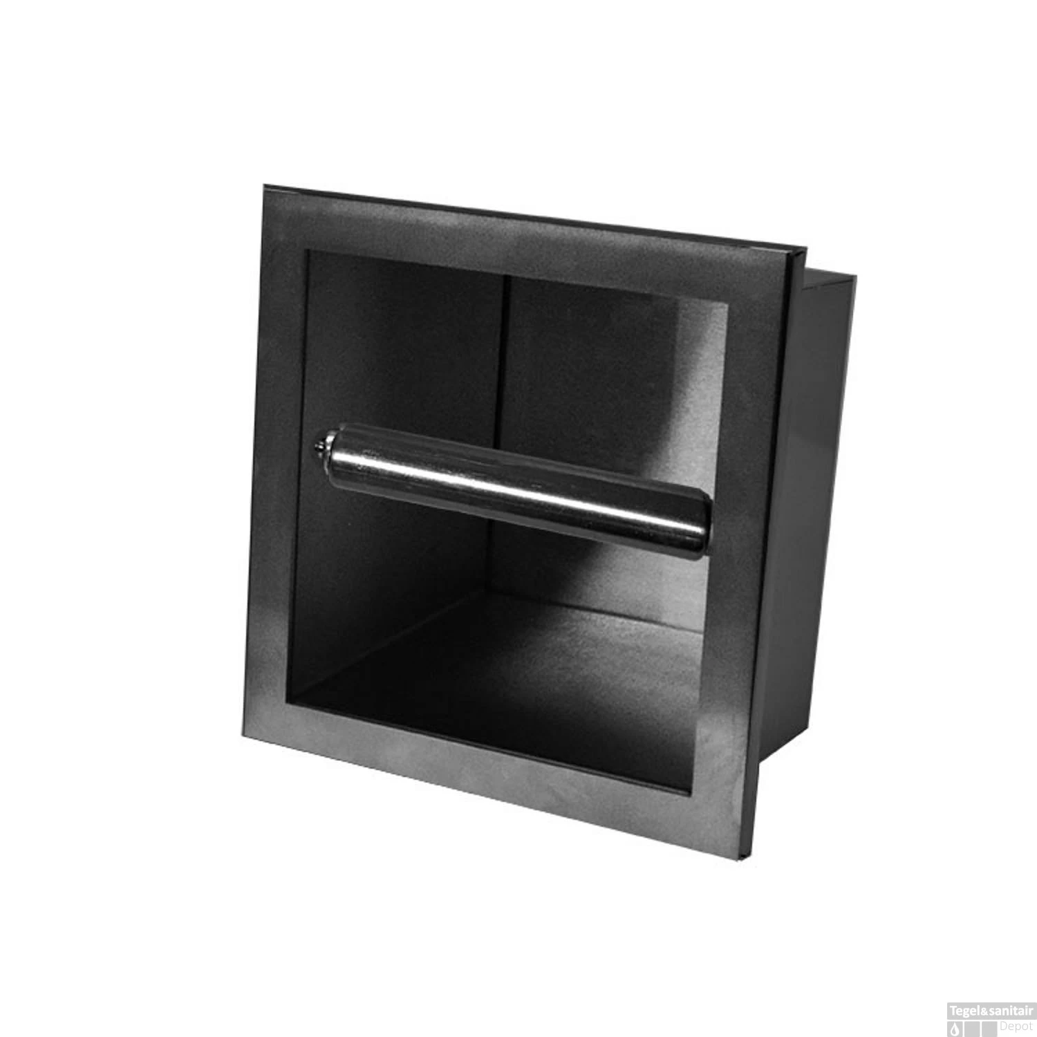 Inbouw Toiletrolhouder Wiesbaden RVS (zonder Klep) 6 Inbouw Toiletrolhouder Wiesbaden RVS (zonder Klep) - Afbeelding 4