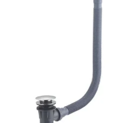 Wiesbaden Luxe Badplug-overloopcomb. + Klikwaste Chroom