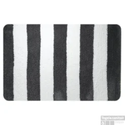 Badmat Sealskin Linje Polyester 90x60 Cm Grijs -Goedkope Stijl Baden Winkel 291653614 shop