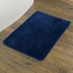 Badmat Sealskin Angora 100% Polyester 60x90x2 Cm Blauw -Goedkope Stijl Baden Winkel 293993624 sfeer 1