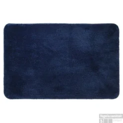 Badmat Sealskin Angora 100% Polyester 60x90x2 Cm Blauw