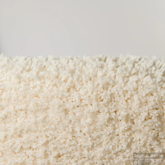 Toiletmat Sealskin Angora 100% Polyester 60x55x2 Cm Ivoor 5 Toiletmat Sealskin Angora 100% Polyester 60x55x2 Cm Ivoor - Afbeelding 3