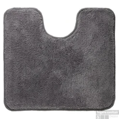 Toiletmat Sealskin Angora 100% Polyester 60x55x2 Cm Grijs