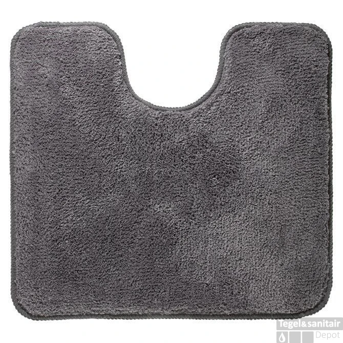 Toiletmat Sealskin Angora 100% Polyester 60x55x2 Cm Grijs 3 Toiletmat Sealskin Angora 100% Polyester 60x55x2 Cm Grijs