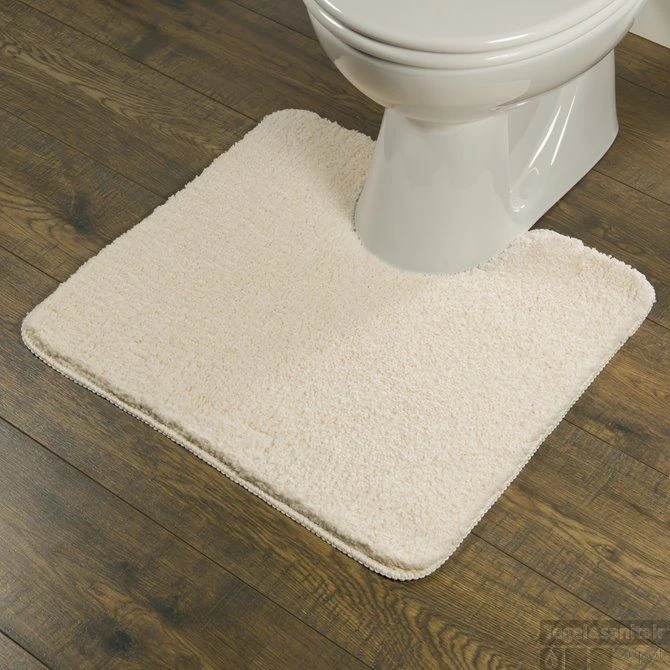 Toiletmat Sealskin Angora 100% Polyester 60x55x2 Cm Ivoor 4 Toiletmat Sealskin Angora 100% Polyester 60x55x2 Cm Ivoor - Afbeelding 2