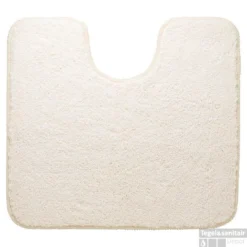 Toiletmat Sealskin Angora 100% Polyester 60x55x2 Cm Ivoor
