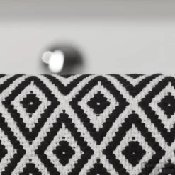 Badmat Sealskin Trellis 60x90 Cm Katoen Zwart -Goedkope Stijl Baden Winkel 294213619 sfeer 1