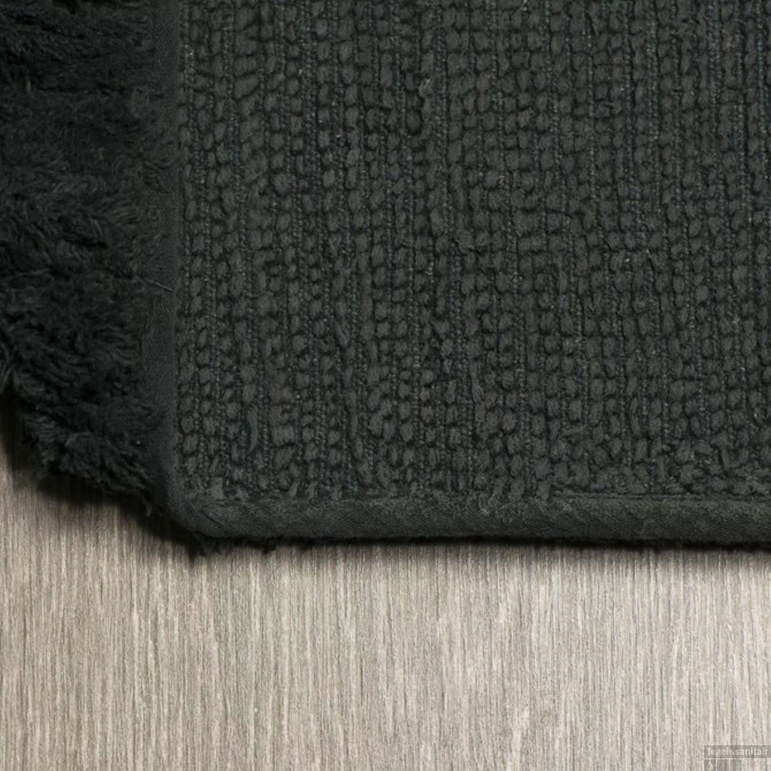 Badmat Sealskin Essence Katoen 80 X 50 Cm Antraciet 5 Badmat Sealskin Essence Katoen 80 X 50 Cm Antraciet - Afbeelding 3