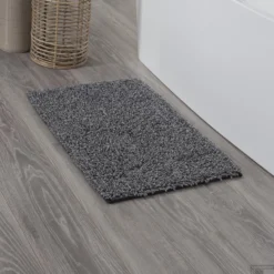 SEALSKIN Badmat Misto Chenille Katoen 90x60 Cm Zwart