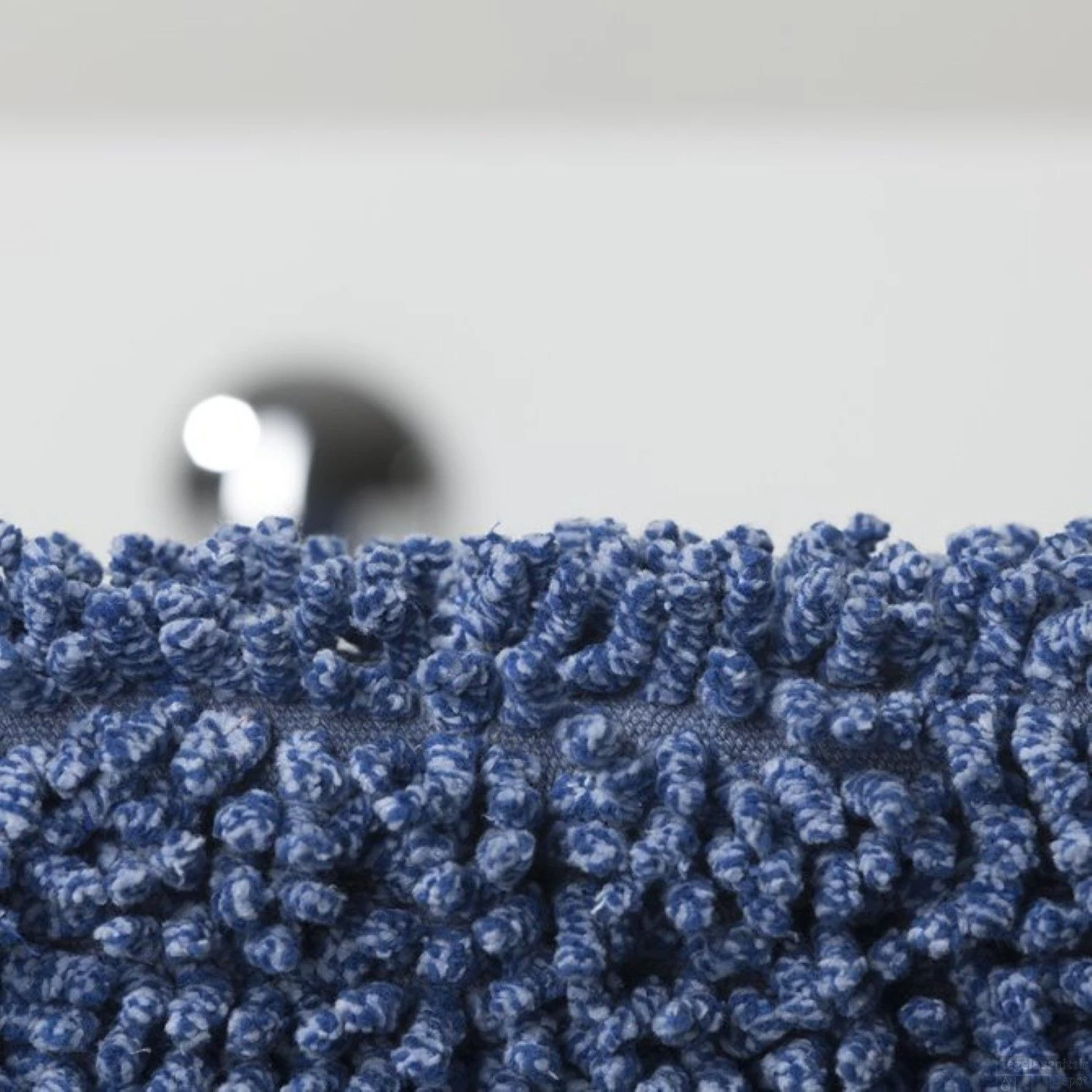 SEALSKIN Bidetmat Misto Chenille Katoen 60x60 Blauw 8 SEALSKIN Bidetmat Misto Chenille Katoen 60x60 Blauw - Afbeelding 6