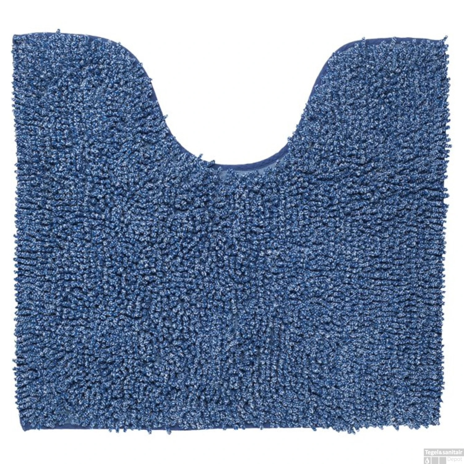 Toiletmat Sealskin Misto Chenille Katoen 60x55 Cm Blauw 4 Toiletmat Sealskin Misto Chenille Katoen 60x55 Cm Blauw - Afbeelding 2