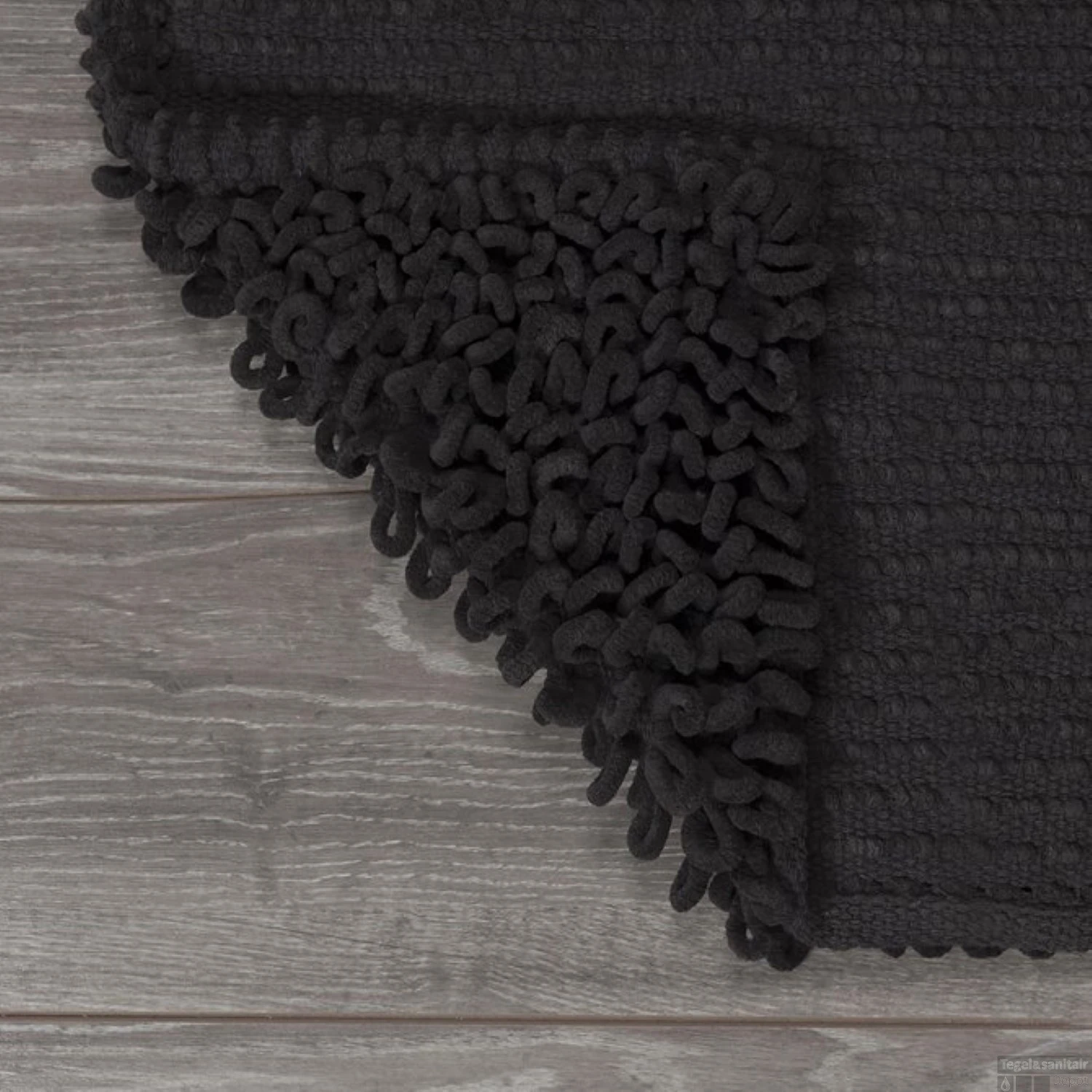 Badmat Sealskin Twist 60x90 Cm Microfibre Antraciet 5 Badmat Sealskin Twist 60x90 Cm Microfibre Antraciet - Afbeelding 3