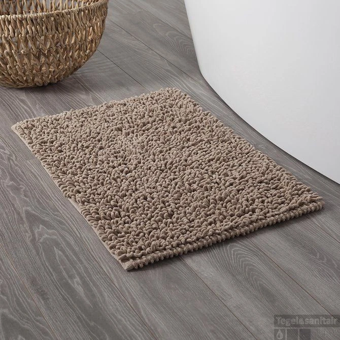 Badmat Sealskin Twist 60x90 Cm Microfibre Zand 3 Badmat Sealskin Twist 60x90 Cm Microfibre Zand