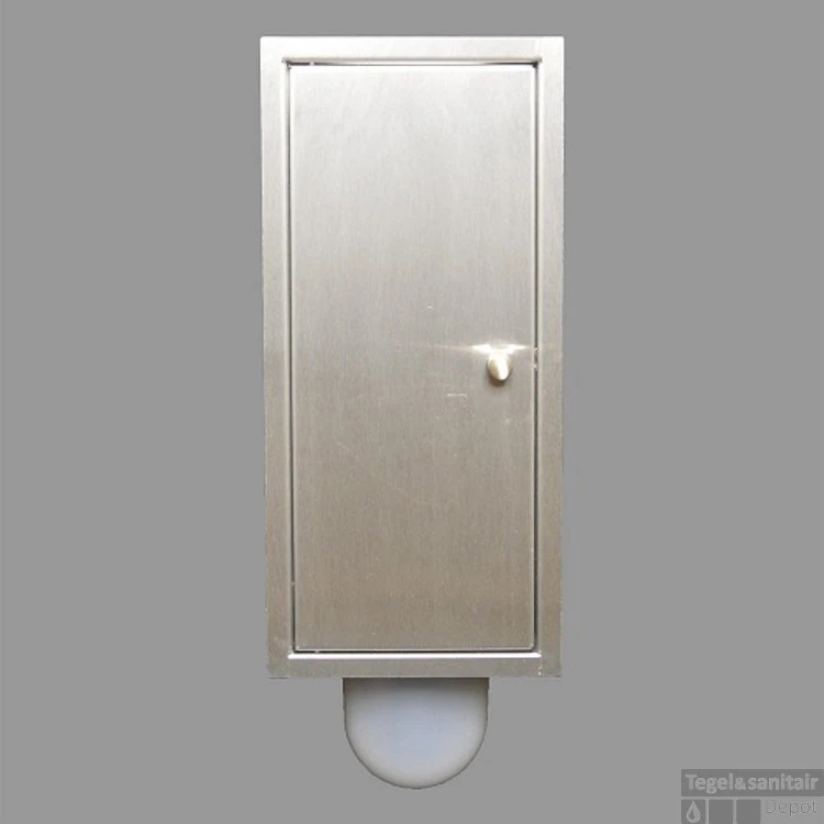 Inbouw Toiletborstel Etsero Brush-Up RVS 3 Inbouw Toiletborstel Etsero Brush-Up RVS