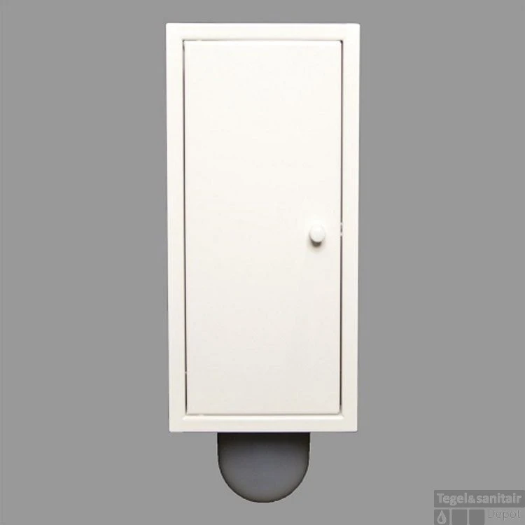 Inbouw Toilet Borstel Brush-Up Gepoedercoat Wit Etsero 3 Inbouw Toilet Borstel Brush-Up Gepoedercoat Wit Etsero