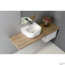 Wastafel Sapho Flo Ceramic Half Rond 50x40x16.5 Cm Keramiek Wit 12 Wastafel Sapho Flo Ceramic Half Rond 50x40x16.5 Cm Keramiek Wit -Goedkope Stijl Baden Winkel 314101 wastafel sapho flo ceramic half rond 50x40x16.5 cm keramiek wit 5