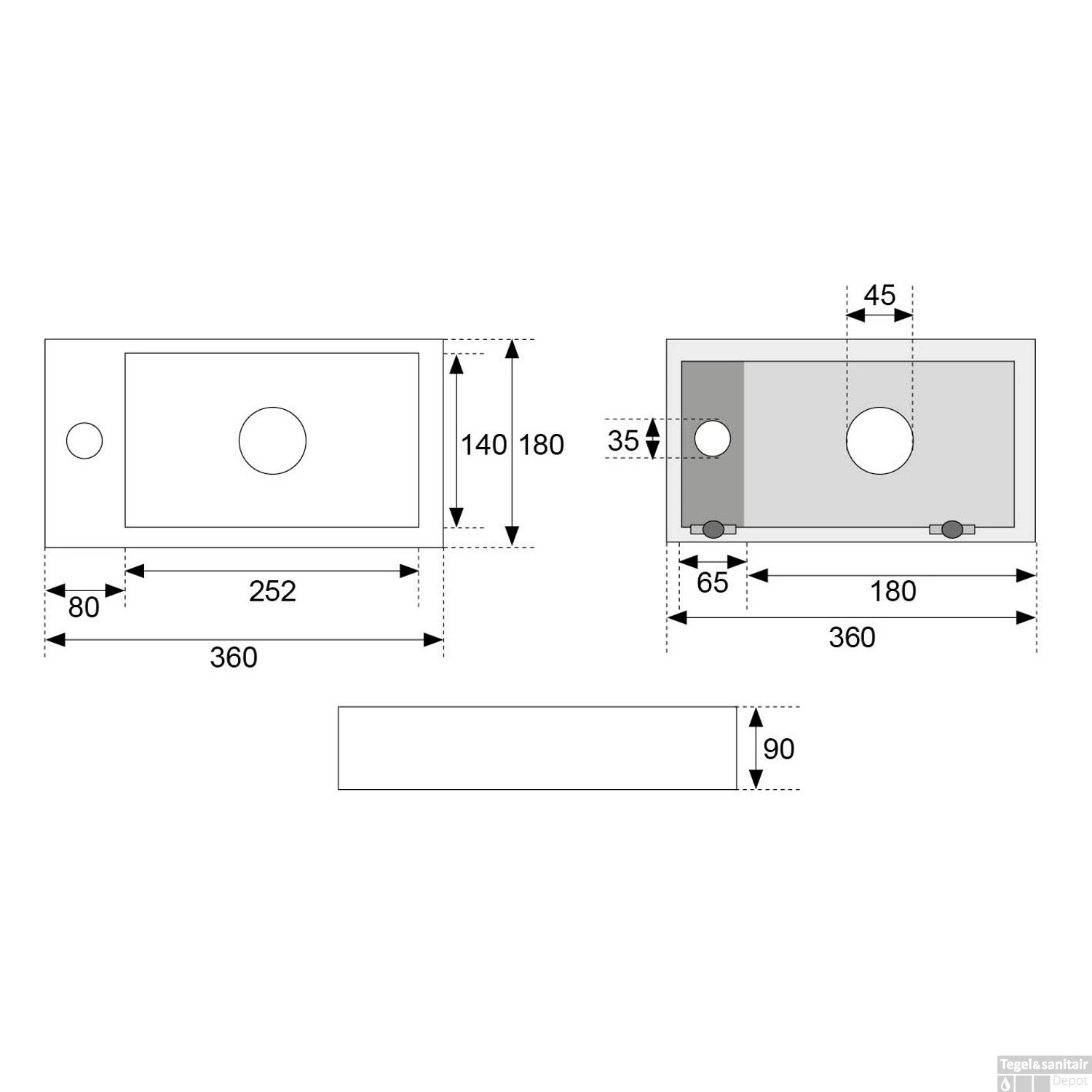 Fonteinset Mat Wit Wiesbaden Color Chroom (kraangat Links) 11 Fonteinset Mat Wit Wiesbaden Color Chroom (kraangat Links) - Afbeelding 9