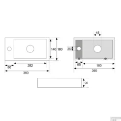 Fonteinset Mat Wit Wiesbaden Color RVS (kraangat Links) 28 Fonteinset Mat Wit Wiesbaden Color RVS (kraangat Links) -Goedkope Stijl Baden Winkel 32.1496 11