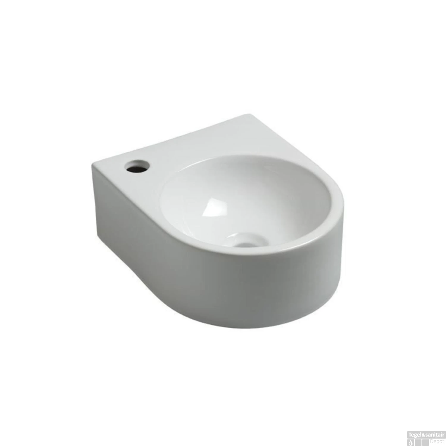 FonteinPack Erato Keramiek 34x27 Cm Chroom (Keuze Uit 20 Kranen) 5 FonteinPack Erato Keramiek 34x27 Cm Chroom (Keuze Uit 20 Kranen) - Afbeelding 3