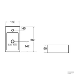 FonteinPack Rhea Mini Links 36x18x9 Cm Chroom (Keuze Uit 20 Kranen) 14 FonteinPack Rhea Mini Links 36x18x9 Cm Chroom (Keuze Uit 20 Kranen) -Goedkope Stijl Baden Winkel 32.3496 tech