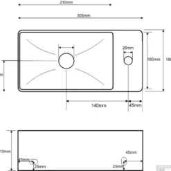 FonteinPack Rhea Mini XXS 30,5x18x11 Cm Rechts RVS (Keuze Uit 8 Kranen) 11 FonteinPack Rhea Mini XXS 30,5x18x11 Cm Rechts RVS (Keuze Uit 8 Kranen) -Goedkope Stijl Baden Winkel 32.3499 tech 2